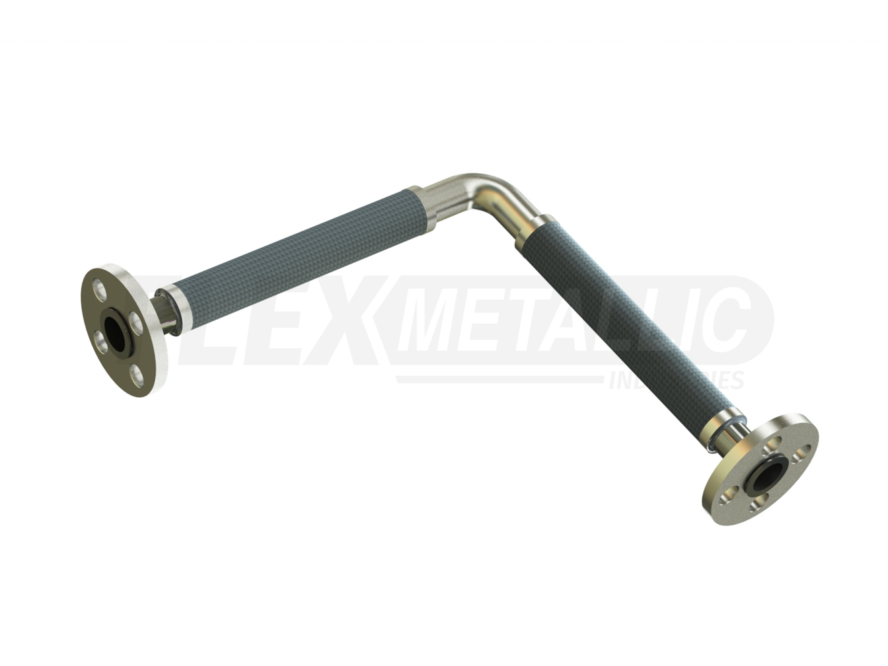 Dog leg hose render